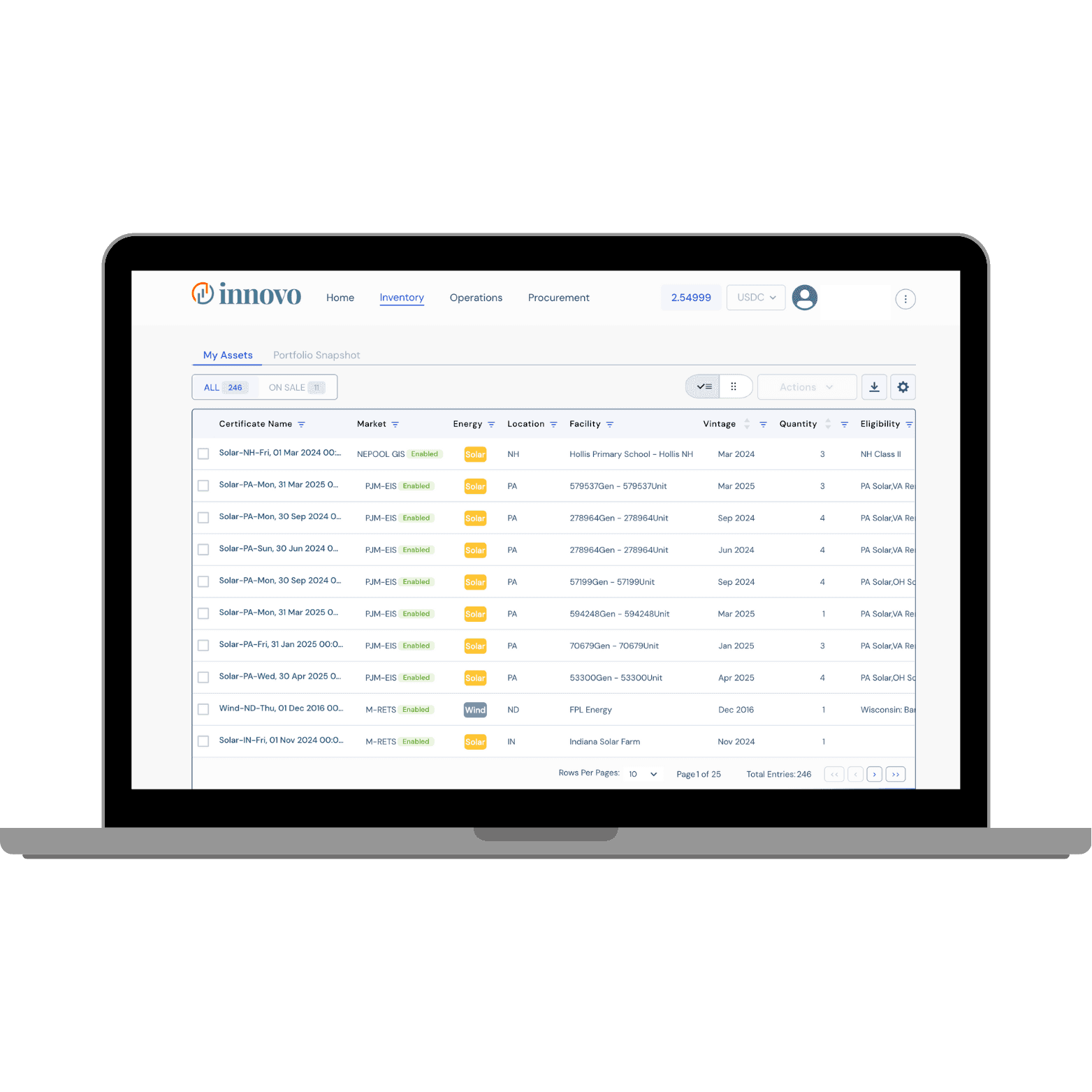 Settlement Infrastructure
